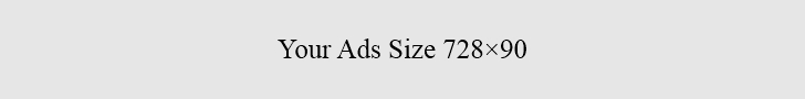 Ads Size 728×90